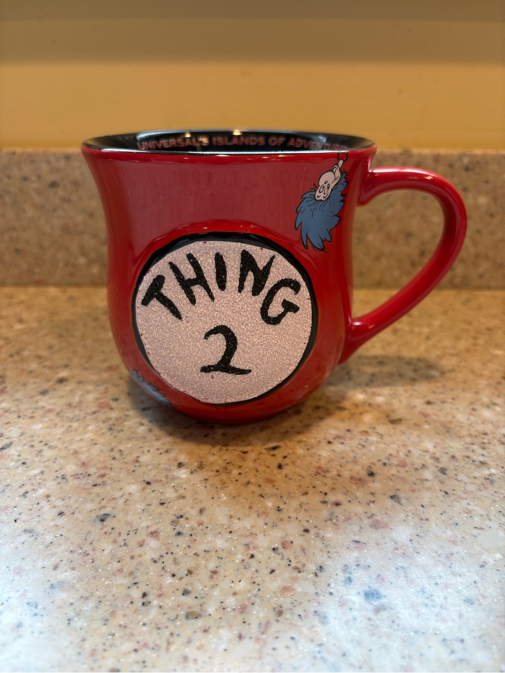 Dr. Seuss 'Thing 2' Red Ceramic Mug - Universal Studios